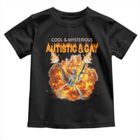Autistic And Gay Skeleton Explosion Toddler T Shirt - Wonder Print Shop