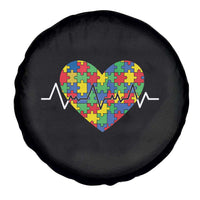 Autism Awareness Love Heart Puzzle Acceptance Spare Tire Cover