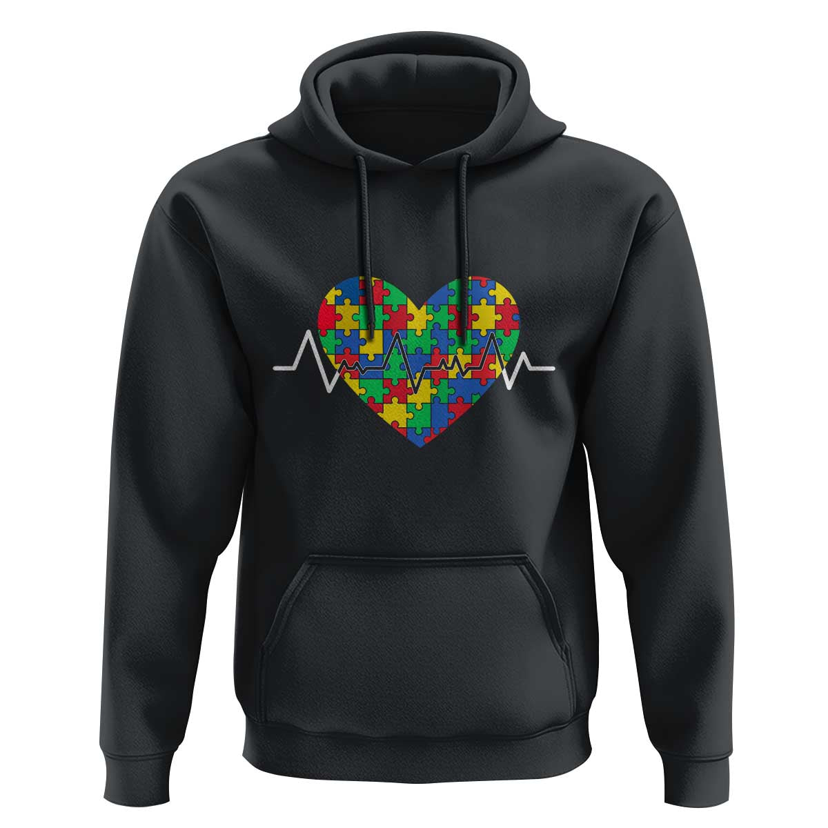 Autism Awareness Love Heart Puzzle Acceptance Hoodie