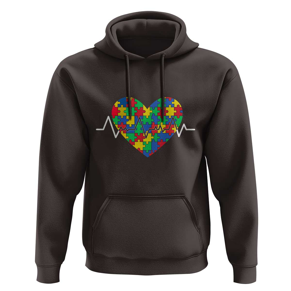 Autism Awareness Love Heart Puzzle Acceptance Hoodie