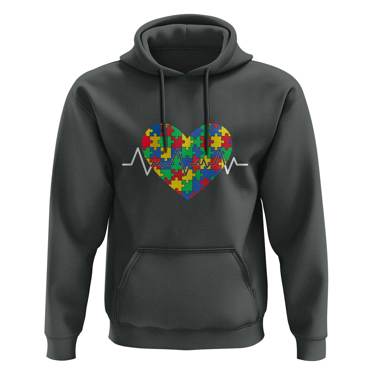 Autism Awareness Love Heart Puzzle Acceptance Hoodie