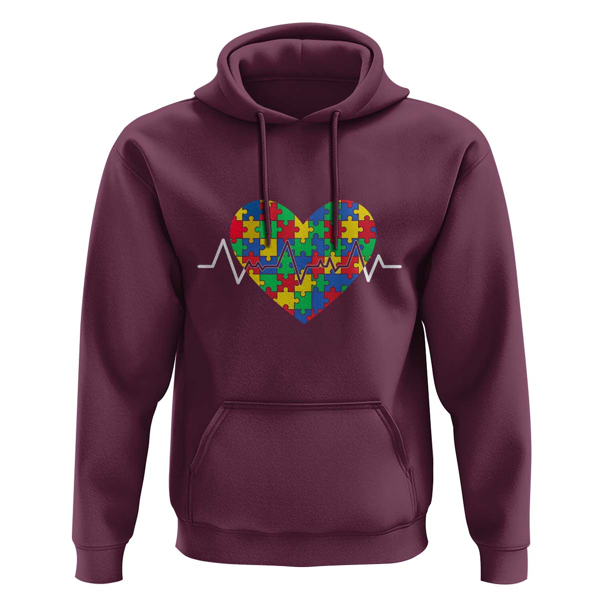 Autism Awareness Love Heart Puzzle Acceptance Hoodie