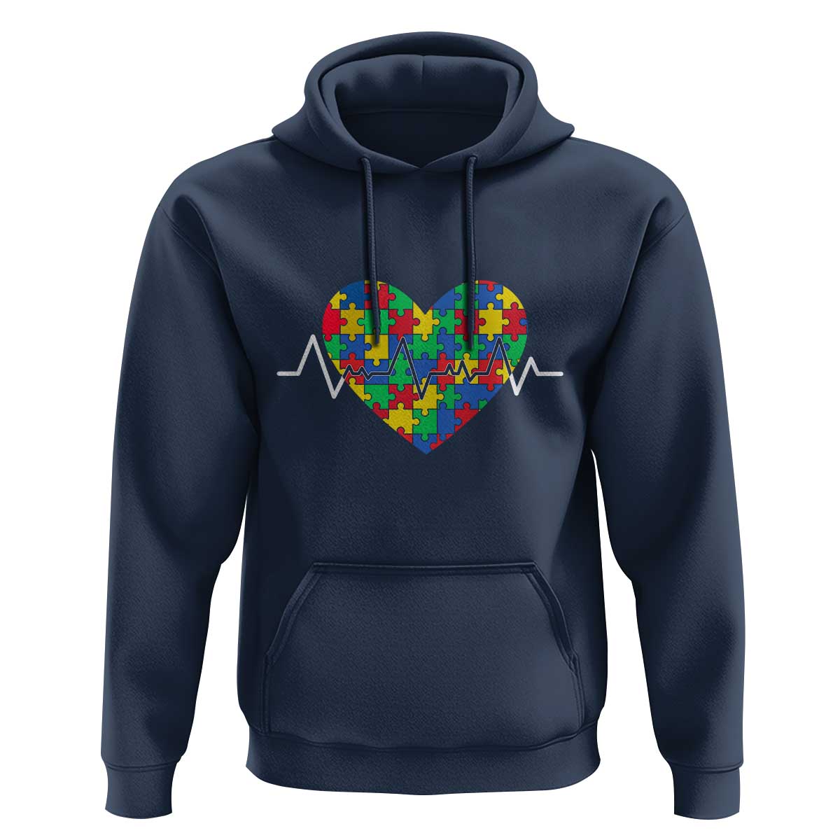 Autism Awareness Love Heart Puzzle Acceptance Hoodie