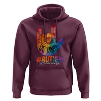 Be Kind ASL Autism Awareness Hoodie Love Sign Language Hand Tie Dye
