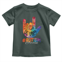 Be Kind ASL Autism Awareness Toddler T Shirt Love Sign Language Hand Tie Dye