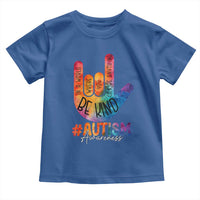 Be Kind ASL Autism Awareness Toddler T Shirt Love Sign Language Hand Tie Dye
