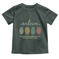 Retro Fingerprint Autism Awareness Toddler T Shirt Each Print Tells A Different Story
