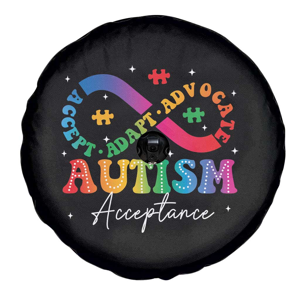 Autism Awareness Acceptance Spare Tire Cover Infinity Symbol Neurodiversity