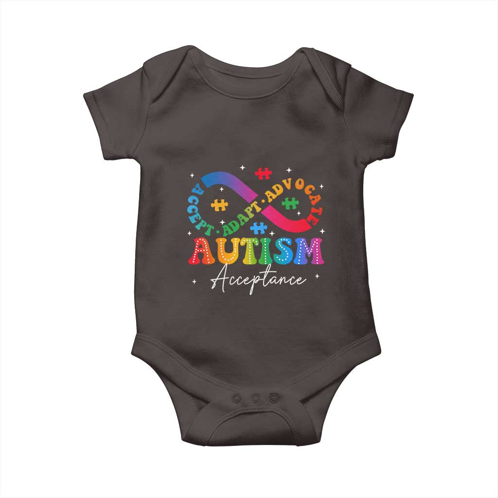 Autism Awareness Acceptance Baby Onesie Infinity Symbol Neurodiversity