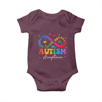 Autism Awareness Acceptance Baby Onesie Infinity Symbol Neurodiversity