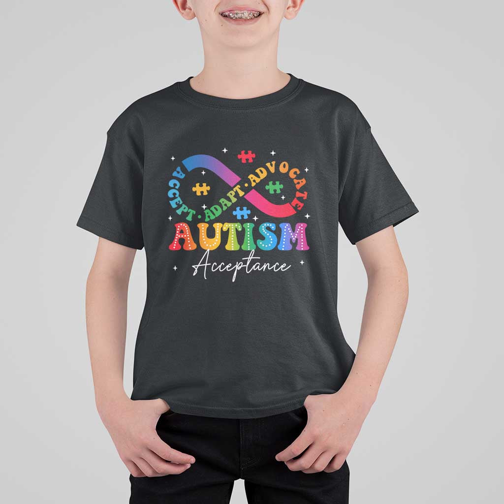 Autism Awareness Acceptance T Shirt For Kid Infinity Symbol Neurodiversity
