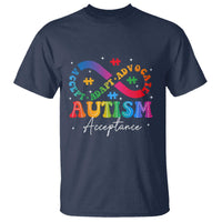 Autism Awareness Acceptance T Shirt Infinity Symbol Neurodiversity