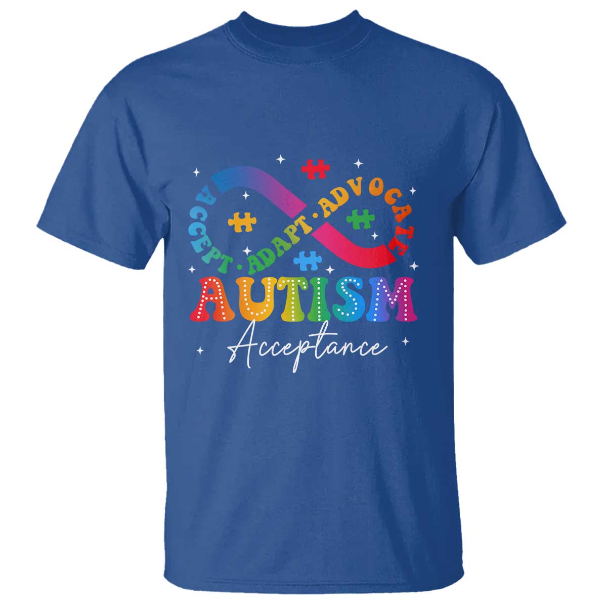 Autism Awareness Acceptance T Shirt Infinity Symbol Neurodiversity