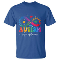 Autism Awareness Acceptance T Shirt Infinity Symbol Neurodiversity