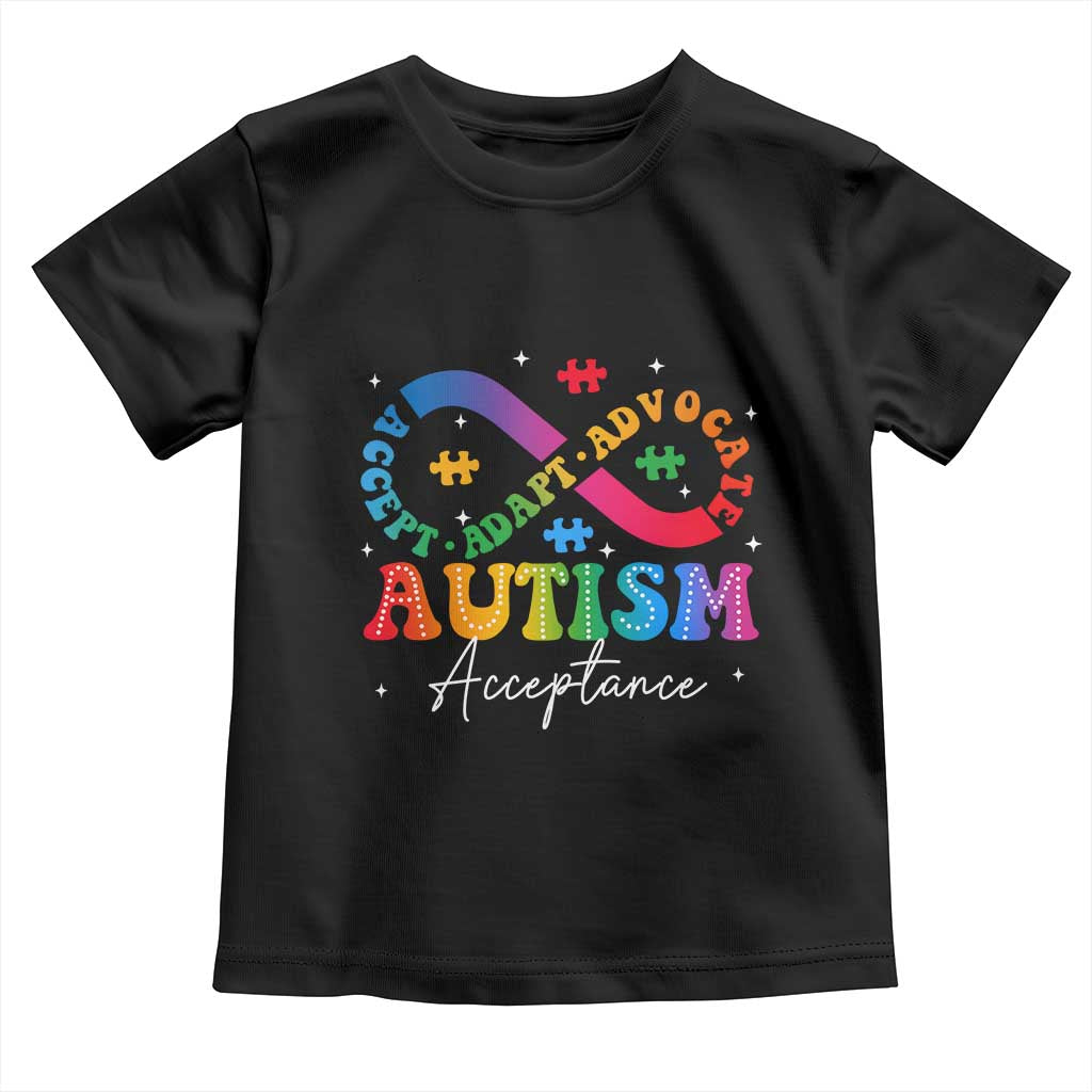 Autism Awareness Acceptance Toddler T Shirt Infinity Symbol Neurodiversity
