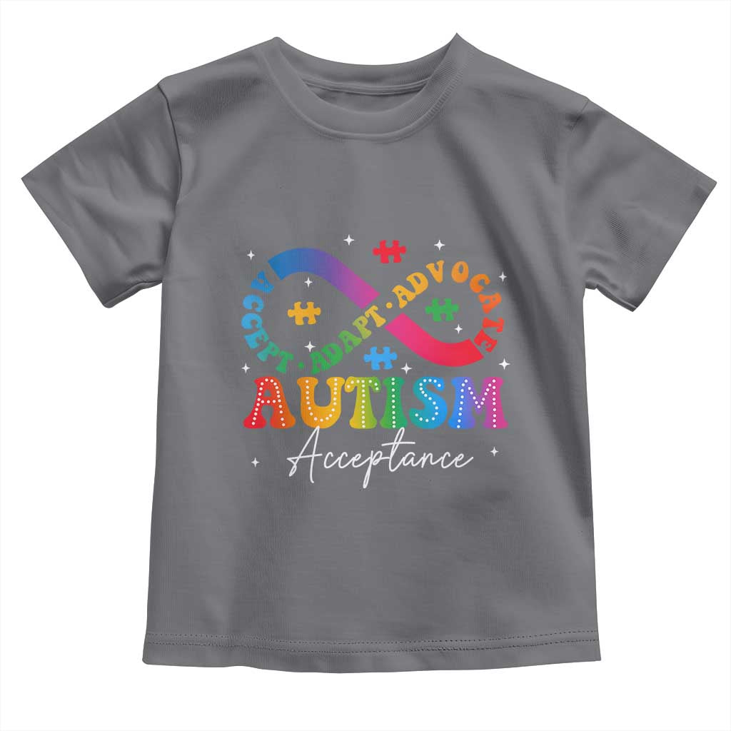 Autism Awareness Acceptance Toddler T Shirt Infinity Symbol Neurodiversity