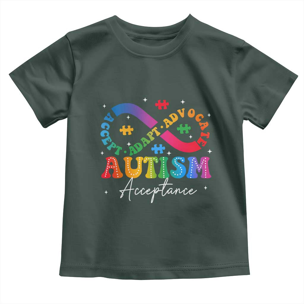 Autism Awareness Acceptance Toddler T Shirt Infinity Symbol Neurodiversity