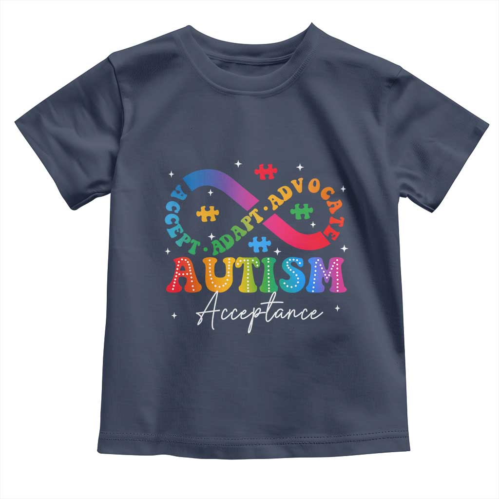 Autism Awareness Acceptance Toddler T Shirt Infinity Symbol Neurodiversity