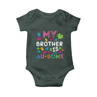 My Brother Is Au-Some Sister Autism Awareness Baby Onesie