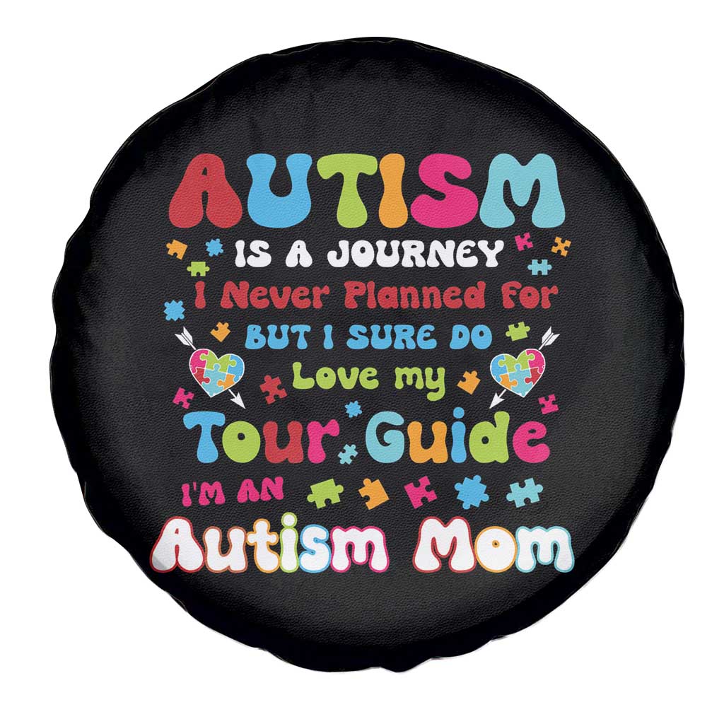 Autism Mom's Journey Spare Tire Cover