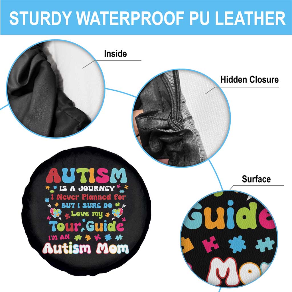 Autism Mom's Journey Spare Tire Cover