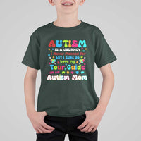 Autism Mom's Journey T Shirt For Kid
