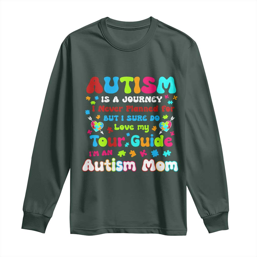 Autism Mom's Journey Long Sleeve Shirt