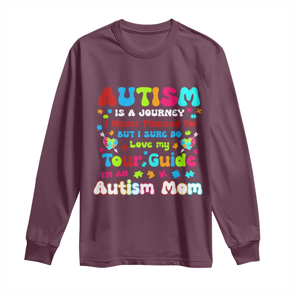 Autism Mom's Journey Long Sleeve Shirt