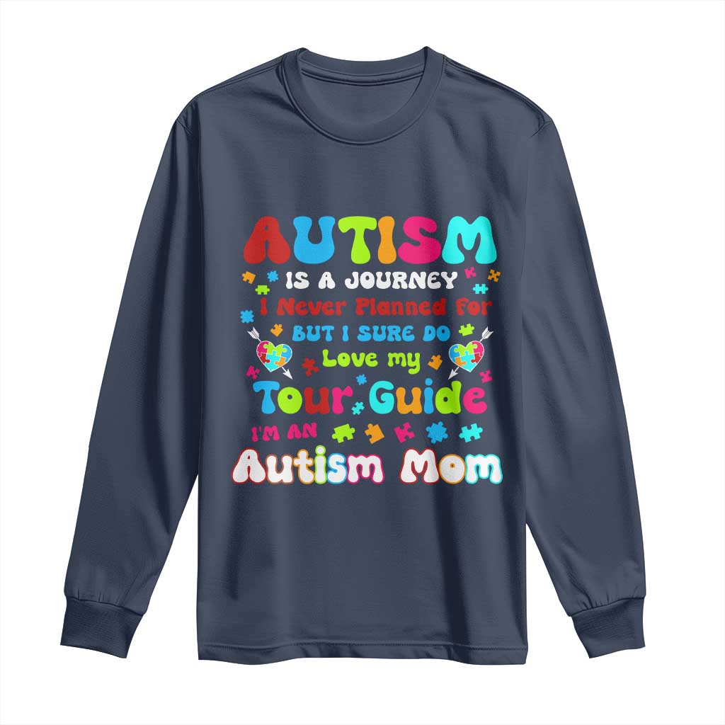 Autism Mom's Journey Long Sleeve Shirt
