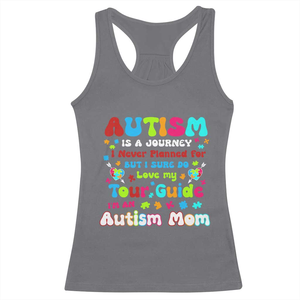 Autism Mom's Journey Racerback Tank Top