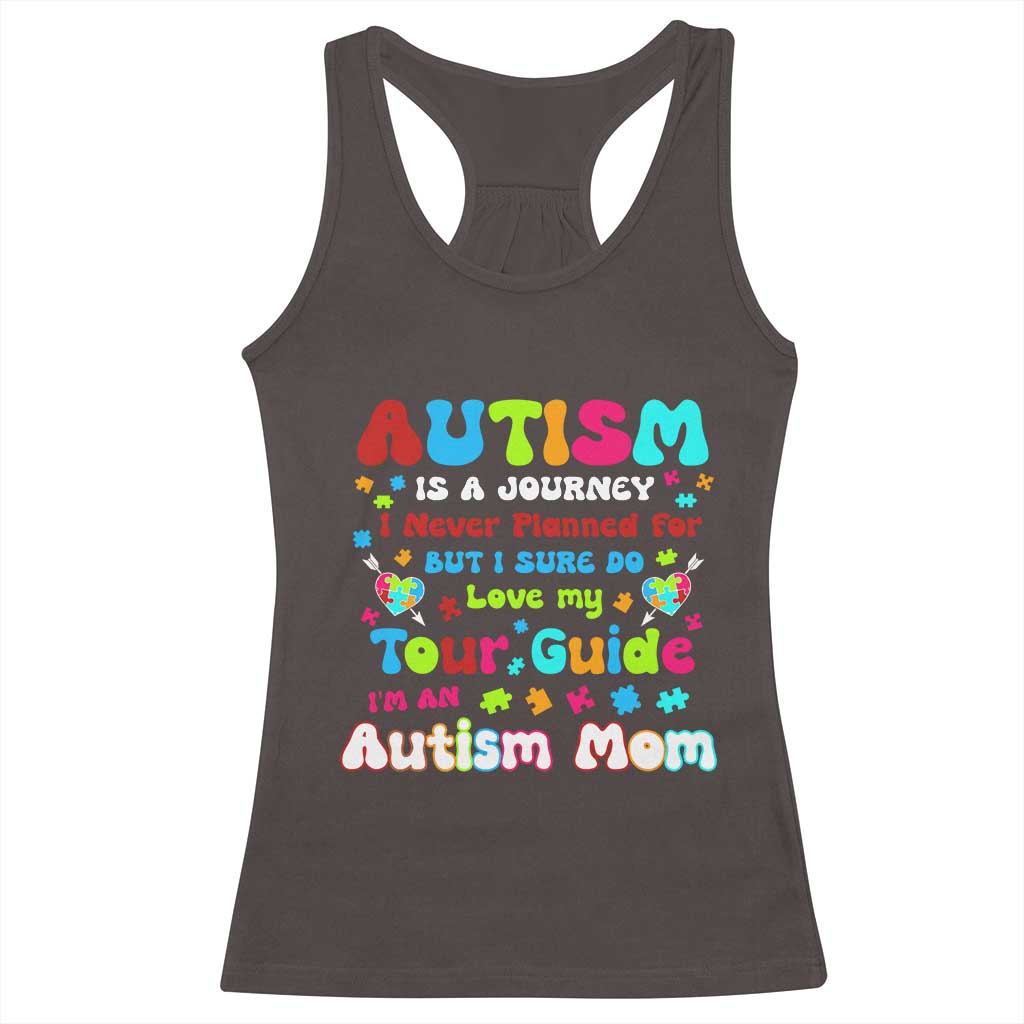 Autism Mom's Journey Racerback Tank Top