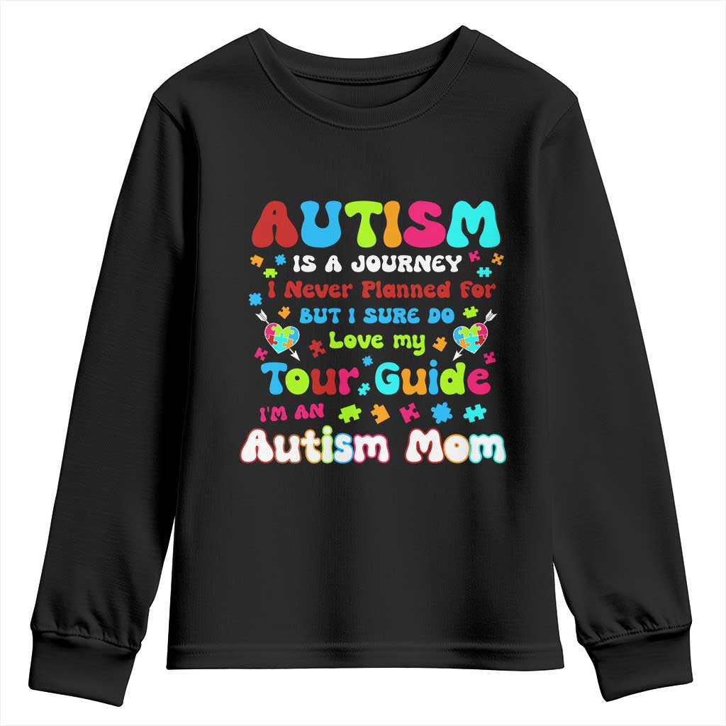 Autism Mom's Journey Youth Sweatshirt