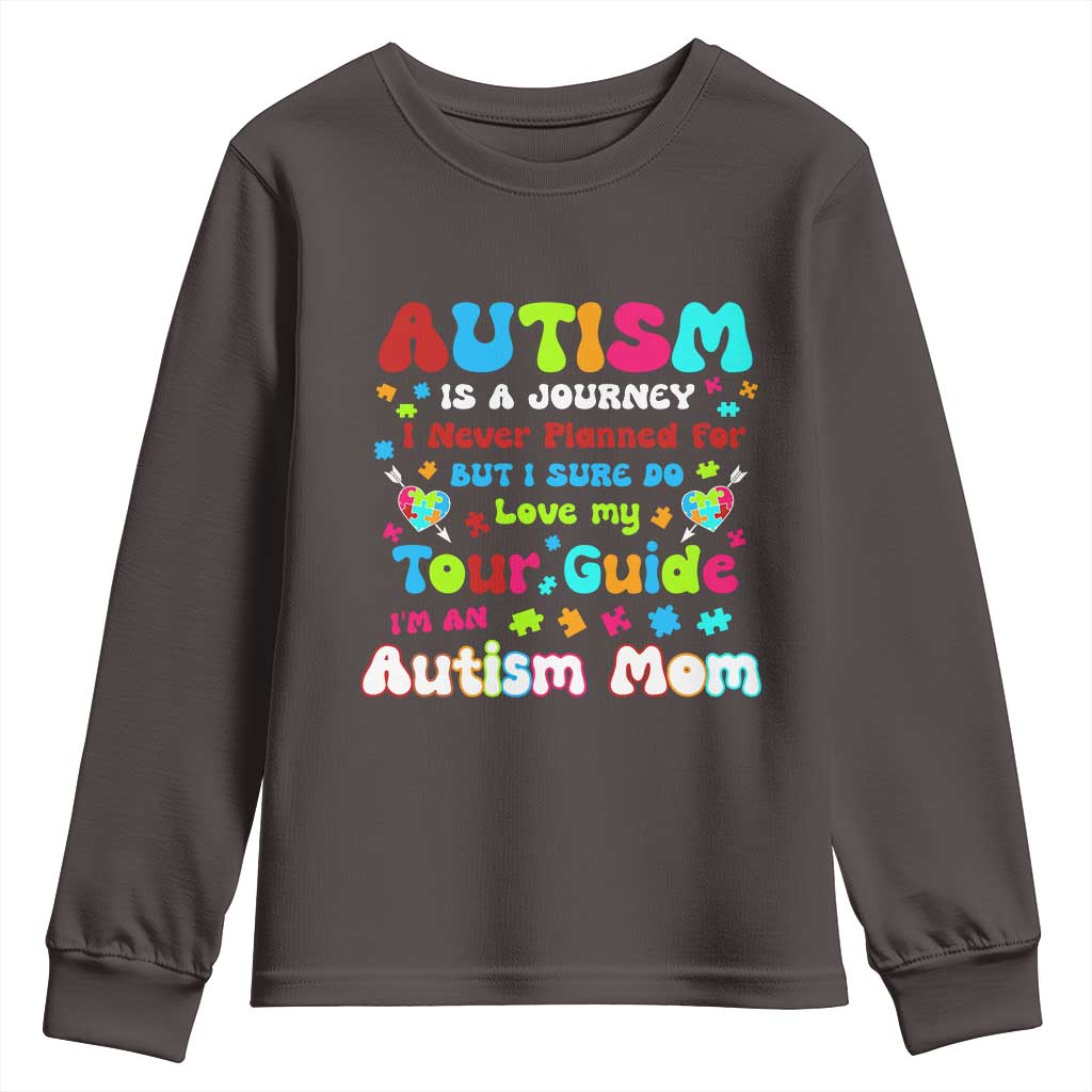 Autism Mom's Journey Youth Sweatshirt