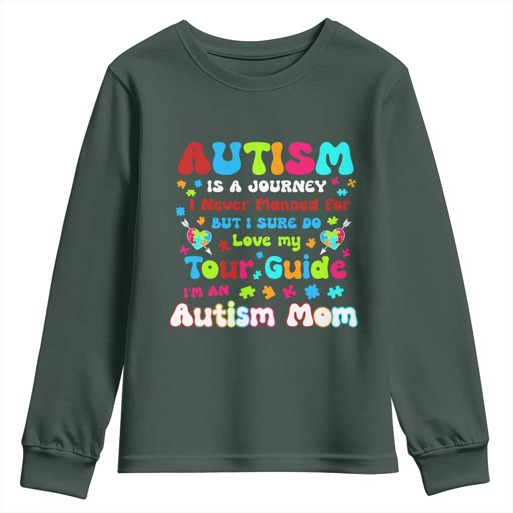 Autism Mom's Journey Youth Sweatshirt