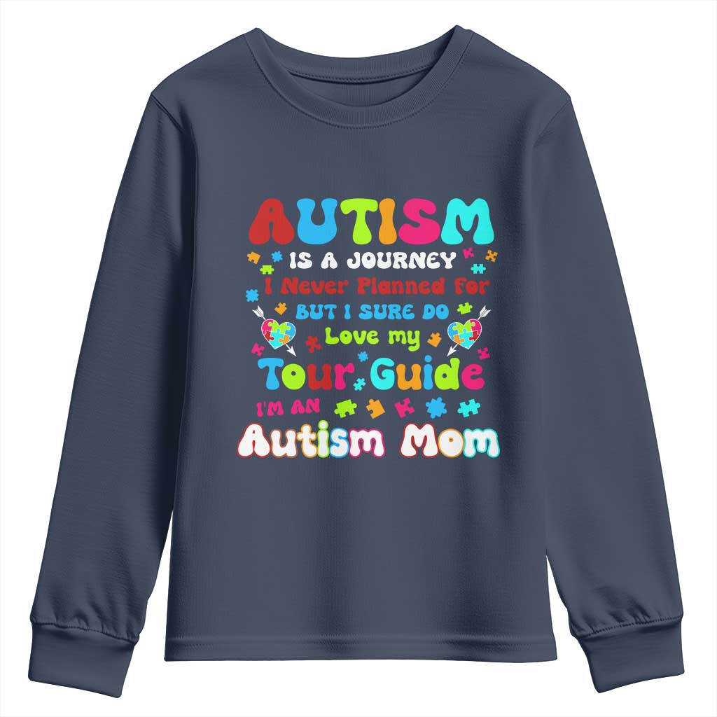 Autism Mom's Journey Youth Sweatshirt