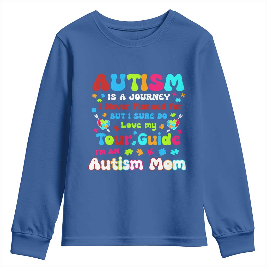 Autism Mom's Journey Youth Sweatshirt