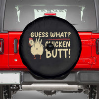 Guess What Chicken Butt Spare Tire Cover Funny Chicken Farmer Farming - Wonder Print Shop