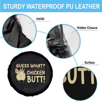 Guess What Chicken Butt Spare Tire Cover Funny Chicken Farmer Farming - Wonder Print Shop