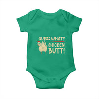 Guess What Chicken Butt Baby Onesie Funny Chicken Farmer Farming - Wonder Print Shop