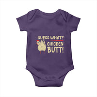 Guess What Chicken Butt Baby Onesie Funny Chicken Farmer Farming - Wonder Print Shop