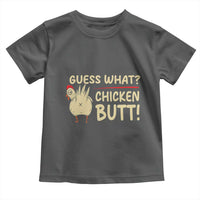 Guess What Chicken Butt Toddler T Shirt Funny Chicken Farmer Farming - Wonder Print Shop