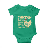 Funny Chicken Game Dont Look At The Chicken Baby Onesie - Wonder Print Shop