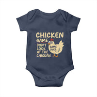 Funny Chicken Game Dont Look At The Chicken Baby Onesie - Wonder Print Shop