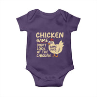 Funny Chicken Game Dont Look At The Chicken Baby Onesie - Wonder Print Shop