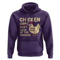 Funny Chicken Game Dont Look At The Chicken Hoodie - Wonder Print Shop