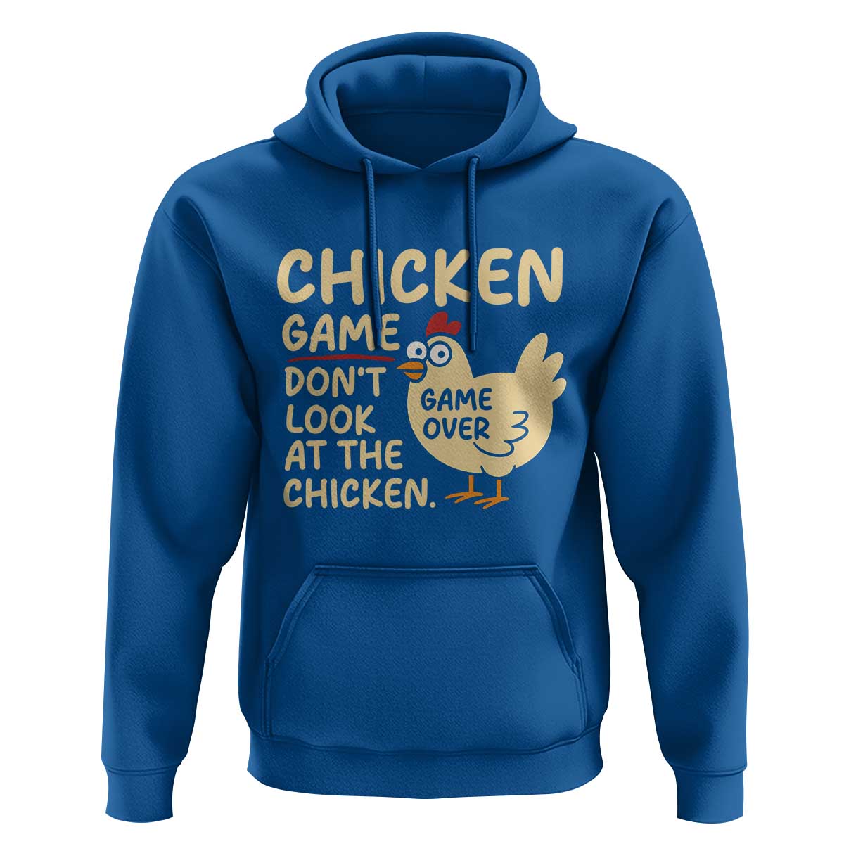 Funny Chicken Game Dont Look At The Chicken Hoodie - Wonder Print Shop