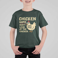 Funny Chicken Game Dont Look At The Chicken T Shirt For Kid - Wonder Print Shop