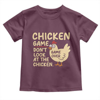 Funny Chicken Game Dont Look At The Chicken Toddler T Shirt - Wonder Print Shop