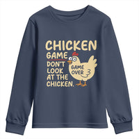 Funny Chicken Game Dont Look At The Chicken Youth Sweatshirt - Wonder Print Shop