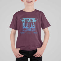 Ice Hockey Player Gift Straight Outta The Penalty Box T Shirt For Kid